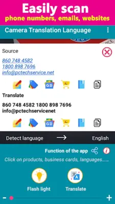 Camera Translator android App screenshot 1