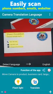 Camera Translator android App screenshot 2